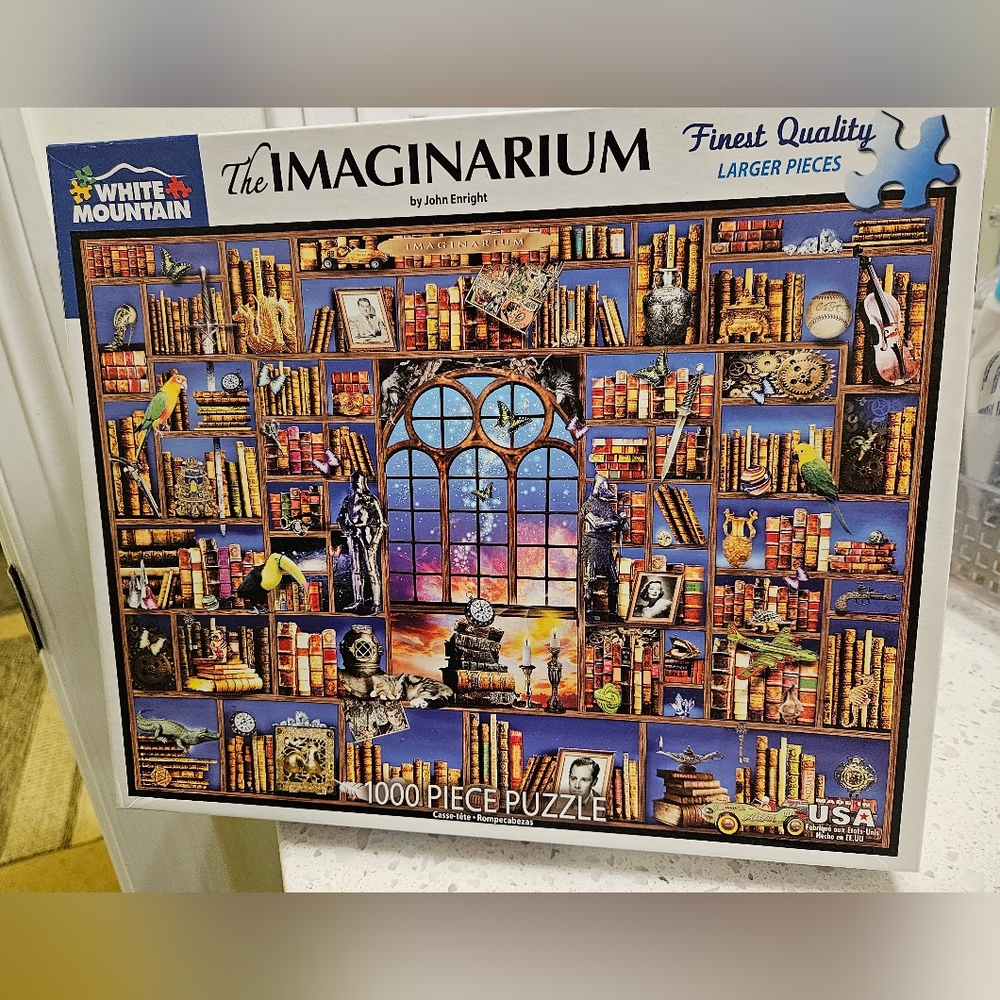 1000 piece White Mountain jigsaw puzzle.